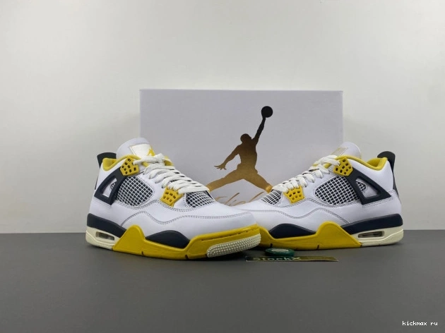 Rep Vivid Sulfur Air Jordan 4 WNNS AQ9129-101 0821
